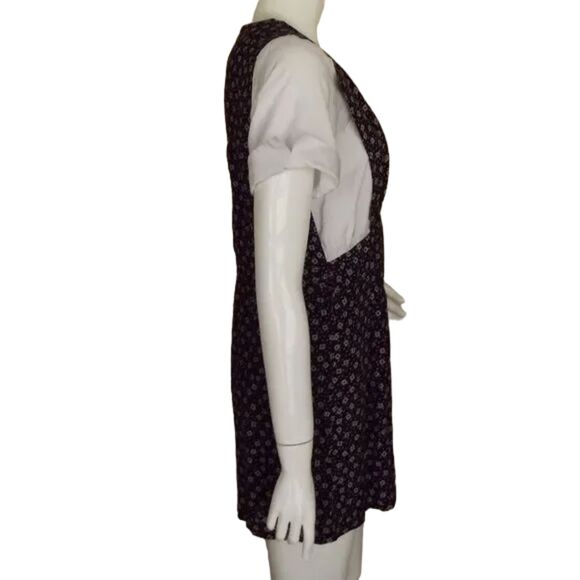 Vintage Romper, 6, Layered Look, Black/White, Buttons, Back zip, Short sleeves - Picture 6 of 13